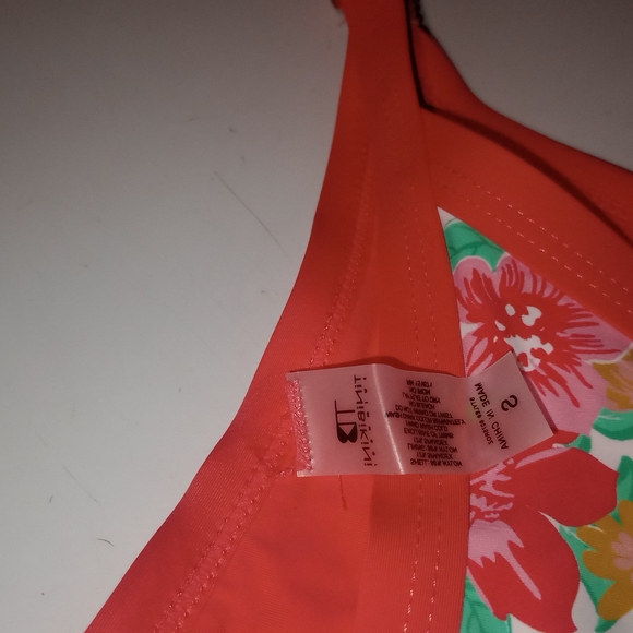 TiniBikini Coral Floral Bikini Set - Picture 10 of 12